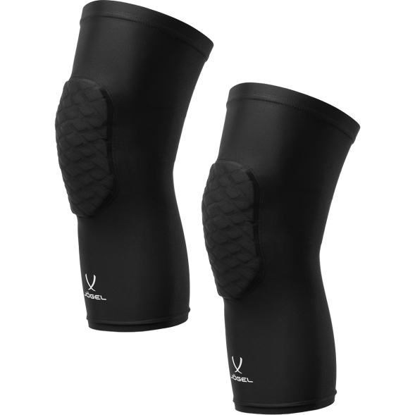 Наколенники баскетбольные с защитой JÖGEL ScalePad Knee Sleeves, черный