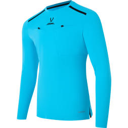 Футболка судейская с длинным рукавом JÖGEL DIVISION PerFormDRY Referee LS Tee, голубой