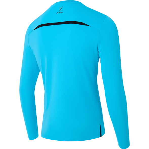 Футболка судейская с длинным рукавом JÖGEL DIVISION PerFormDRY Referee LS Tee, голубой