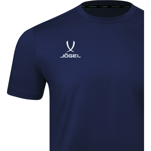 Футболка тренировочная JÖGEL PREMIER PerFormDRY TRN CVC Tee, темно-синий