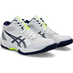 Кроссовки волейбольные мужские ASICS Gel-Task MT 4 1071A102 100, р.10.5(рос.43), бело-синий
