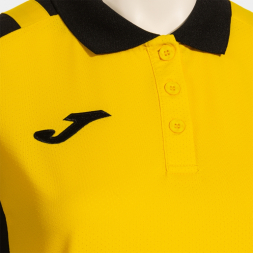 POLO MANGA CORTA LIDER AMARILLO NEGRO