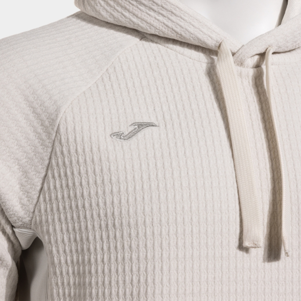 SUDADERA CON CAPUCHA INDOOR-GYM GRIS CLARO