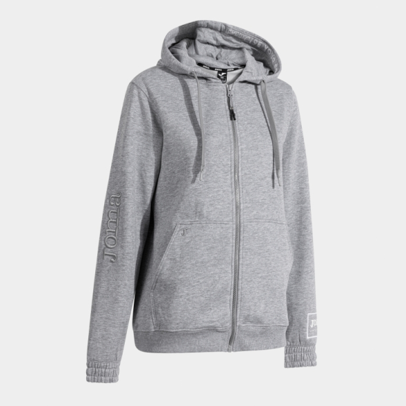 CHAQUETA CON CAPUCHA URBAN STREET GRIS MELANGE