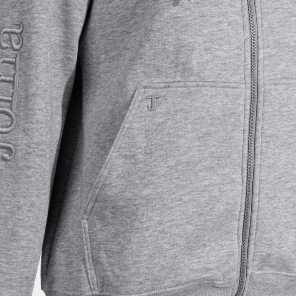 CHAQUETA CON CAPUCHA URBAN STREET GRIS MELANGE