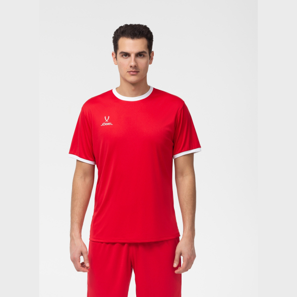 Футболка футбольная JÖGEL CAMP Origin, красный/белый