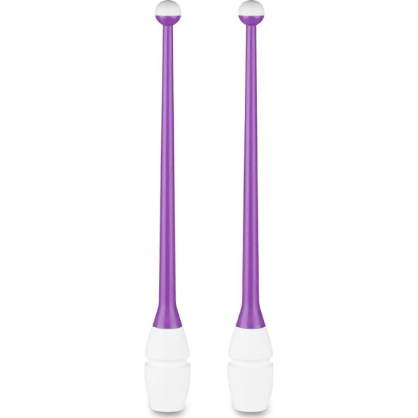 Булавы для художественной гимнастики INDIGO IN017, длина 36 см, каучук, вставляющиеся