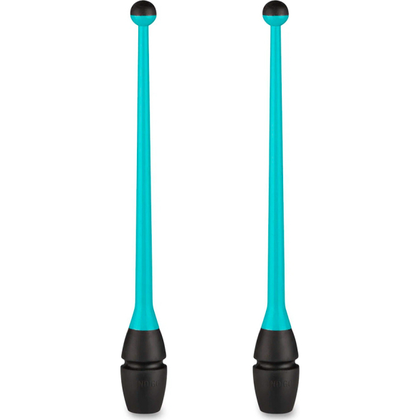 Булавы для художественной гимнастики INDIGO IN017, длина 36 см, каучук, вставляющиеся