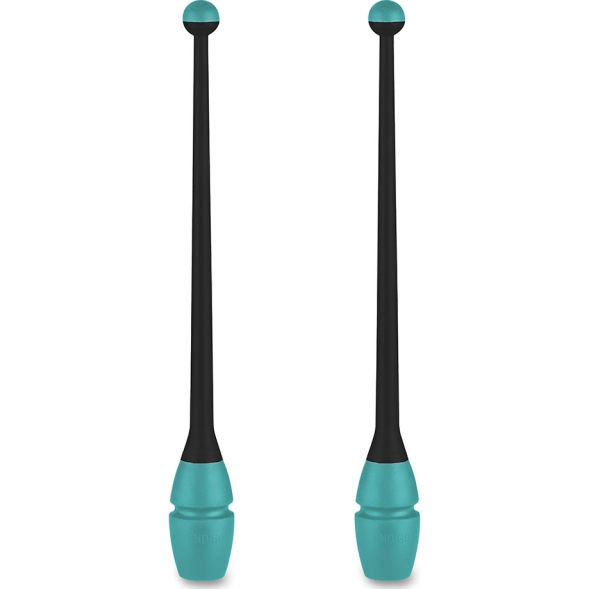 Булавы для художественной гимнастики INDIGO IN017, длина 36 см, каучук, вставляющиеся