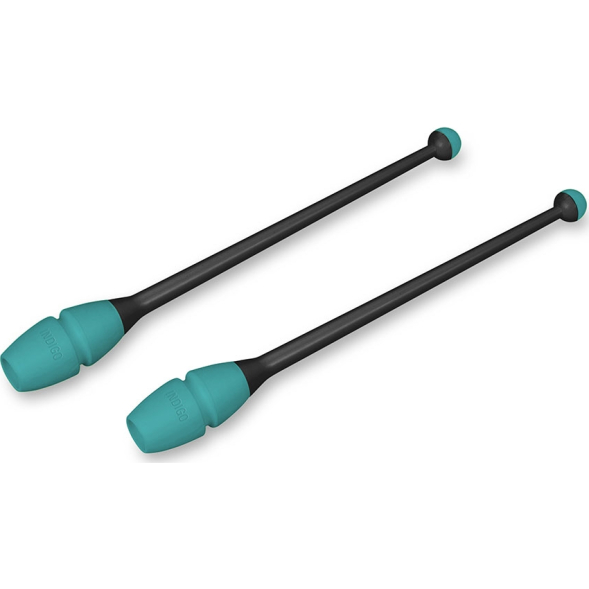 Булавы для художественной гимнастики INDIGO IN017, длина 36 см, каучук, вставляющиеся