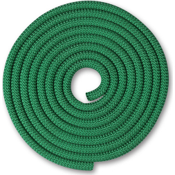 Скакалка гимнастическая INDIGO SM-123-BK, утяжеленная, длина 3м, шнур, черный