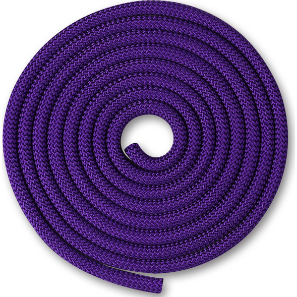 Скакалка гимнастическая INDIGO SM-123-BK, утяжеленная, длина 3м, шнур, черный