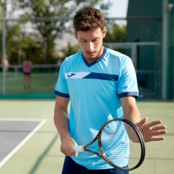 CAMISETA MANGA CORTA COURT TURQUESA FLÚOR MARINO