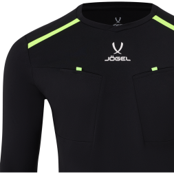 Футболка судейская с длинным рукавом JÖGEL DIVISION PerFormDRY Referee LS Tee, черный