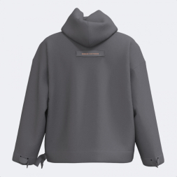 SUDADERA CON CAPUCHA STEP GRIS