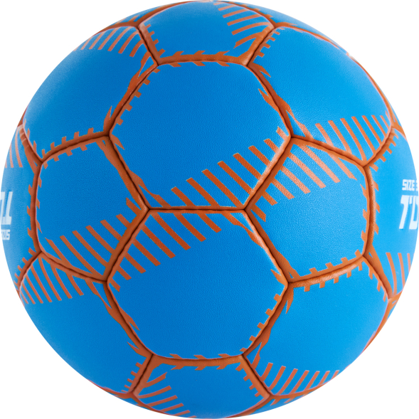 Мяч ганд. TORRES Club, H32441, р.1, ПУ, 5 подкл. слоев, руч. сшивка, синий