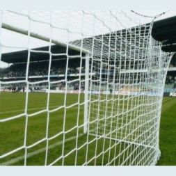 CЕТКА ДЛЯ ФУТБОЛЬНЫХ ВОРОТ ПРОФИ (1 ШТ.) - НИТЬ 5 ЯЧЕЙКА 100Х100 ММ (ПОЛИПРОПИЛЕН)