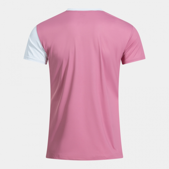 CAMISETA MANGA CORTA SMASH DEUCE ROSA BLANCO