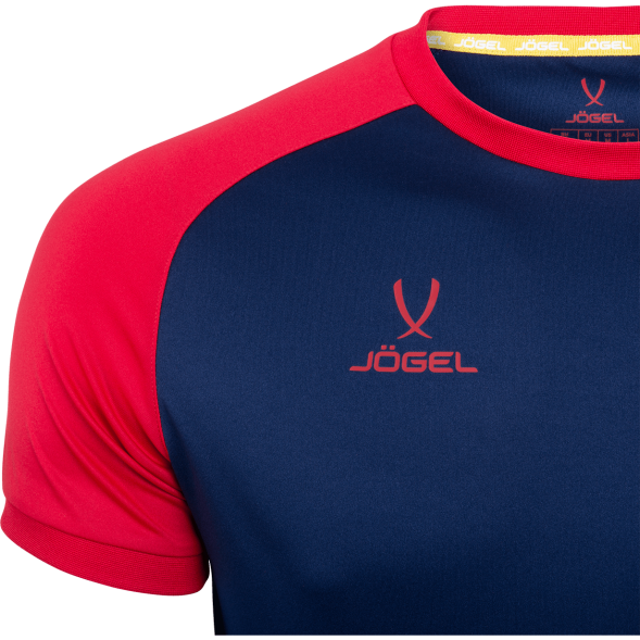 Футболка игровая JÖGEL CAMP Reglan Jersey, темно-синий/красный, детский