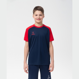 Футболка игровая JÖGEL CAMP Reglan Jersey, темно-синий/красный, детский