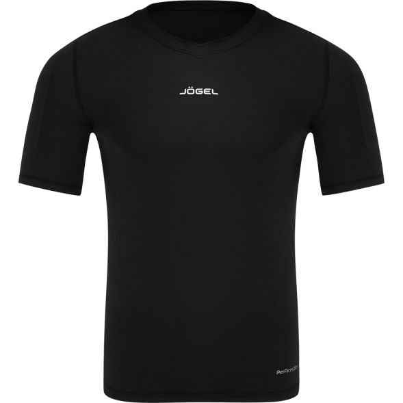 Футболка компрессионная судейская JÖGEL PerFormDRY Referee Baselayer Tee SS, черный