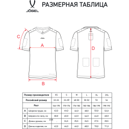 Футболка компрессионная судейская JÖGEL PerFormDRY Referee Baselayer Tee SS, черный