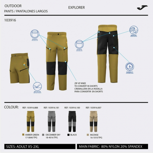 PANTALÓN LARGO EXPLORER V  