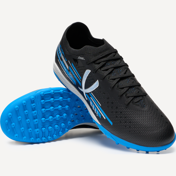 Бутсы многошиповые JÖGEL Evofly TF PRO Black/blue