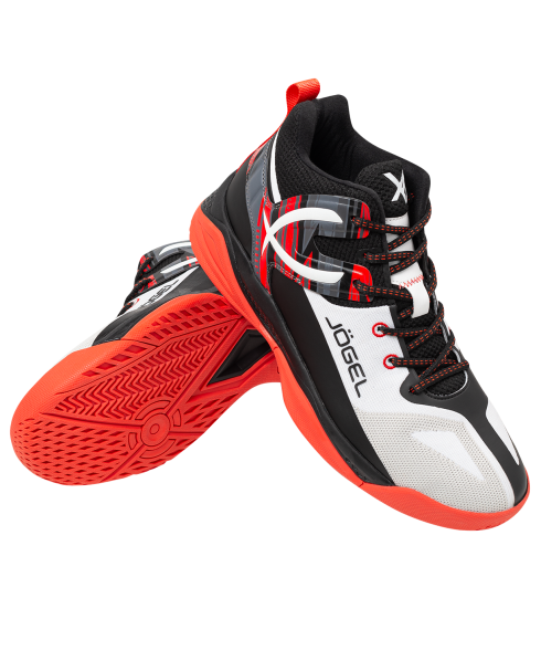 Кроссовки баскетбольные JOGEL X1, White/red