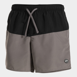 BERMUDA DE BAÑO SANTA MÓNICA NEGRO ANTRACITA