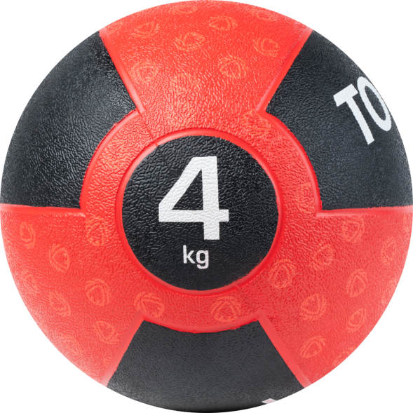 Медбол TORRES AL00231, 1кг, желто-черный