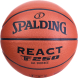 Мяч баск. SPALDING TF-250 React 76967z, р.7, FIBA Approved, композит. кожа (ПУ), коричнево-черный