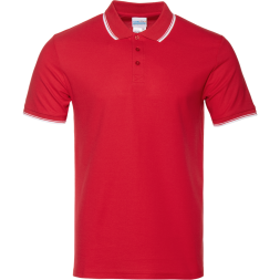 Рубашка поло мужская STAN с окантовкой хлопок/полиэстер 185, 04T