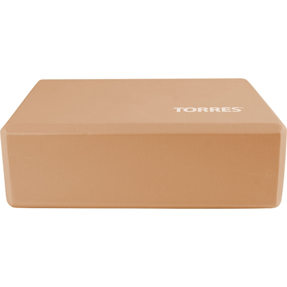 Блок для йоги TORRES, YL8005, размер 8x15x23 см, материал ЭВА, голубой