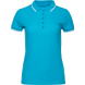 Рубашка поло женская STAN с окантовкой хлопок/полиэстер 185, 04BK