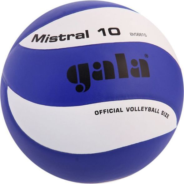 Мяч волейбольный Gala Mistral 10, BV5661S, размер 5, PU, бутиловая камера, клееный