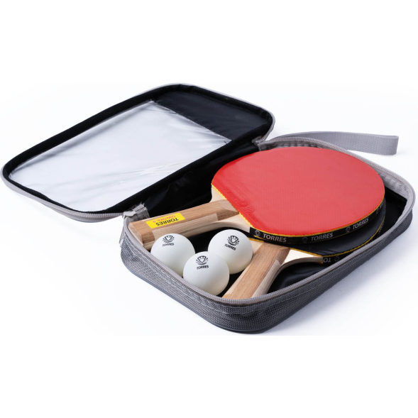 Набор для настольного тенниса TORRES Control 9 TT0011, 2 ракетки и 3 мяча , сумка-чехол