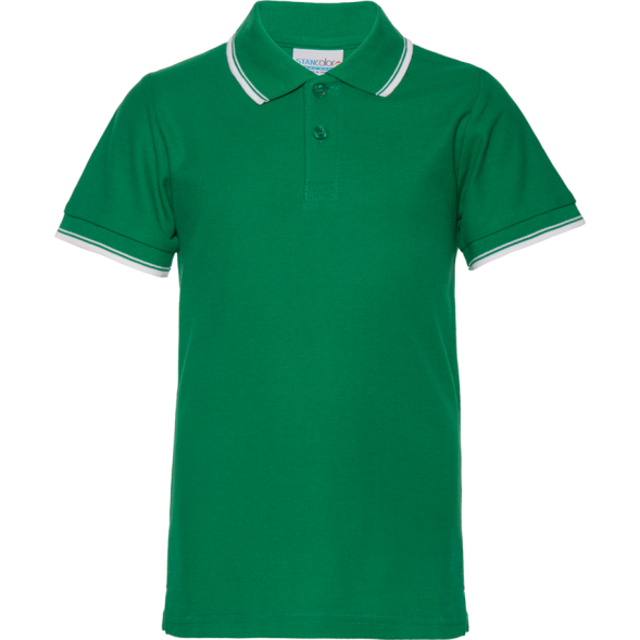 Рубашка поло детская STAN с окантовкой хлопок/полиэстер 185, 04TJ