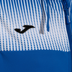 CHAQUETA CON CAPUCHA ECO SUPERNOVA ROYAL BLANCO