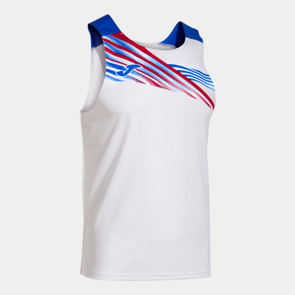 CAMISETA SIN MANGAS ELITE X BLANCO ROYAL