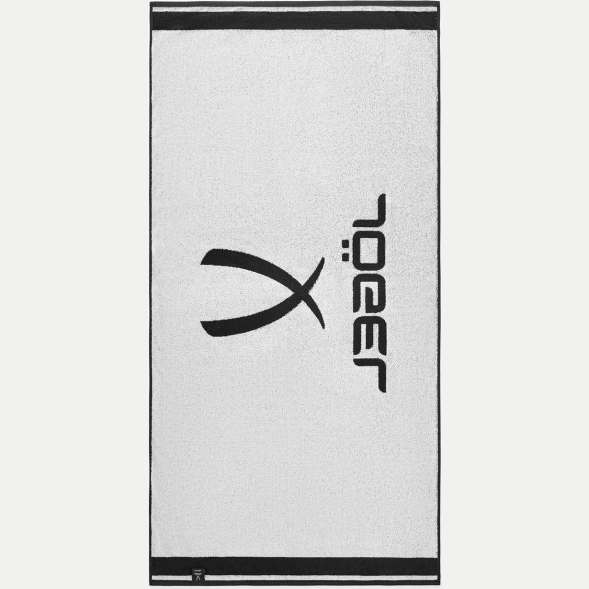 Полотенце спортивное JÖGEL ESSENTIAL Towel L, 70х140, черный/белый