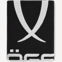 Полотенце спортивное JÖGEL ESSENTIAL Towel L, 70х140, черный/белый