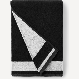 Полотенце спортивное JÖGEL ESSENTIAL Towel L, 70х140, черный/белый