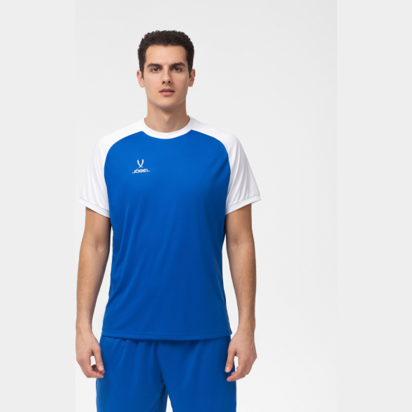Футболка игровая JÖGEL CAMP Reglan Jersey, синий/белый