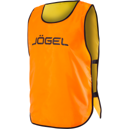 Манишка двухсторонняя JOGEL Reversible Bib, оранжевый/лаймовый, детский