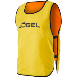 Манишка двухсторонняя JOGEL Reversible Bib, оранжевый/лаймовый, детский
