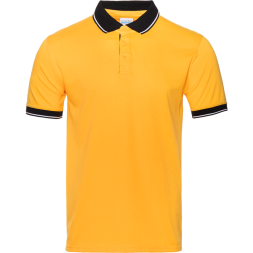 Рубашка поло мужская STAN с контрастными деталями хлопок/полиэстер 185, 04С