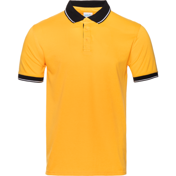 Рубашка поло мужская STAN с контрастными деталями хлопок/полиэстер 185, 04С