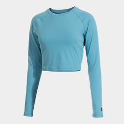 CAMISETA MANGA LARGA CORE AZUL