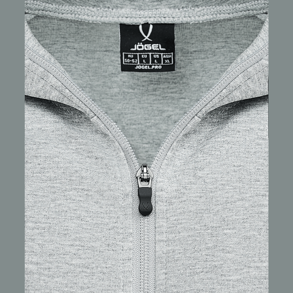 Худи на молнии JÖGEL ESSENTIAL Athlete Hooded FZ Jacket, серый, детский